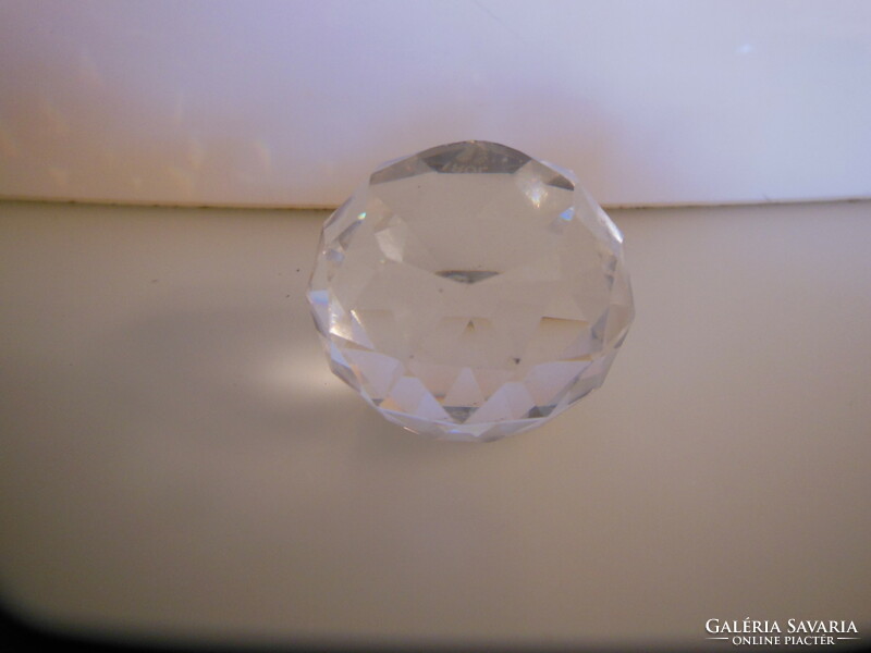 Paperweight - marked - crystal - tyrol - 4 x 3 cm - flawless