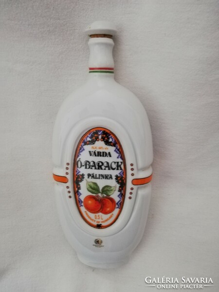 Hollóháza old-peach brandy bottle