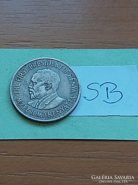 Kenya 50 cents 1971 mzee jomo kenyatta, copper-nickel sb