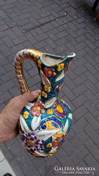 Hubert bequet ceramic spout from the 1930s, height 34 cm