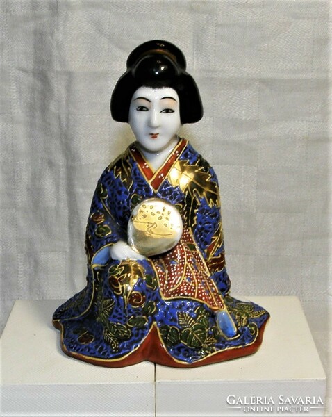 Geisha Japanese porcelain figure