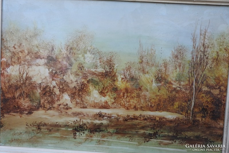 Barna árnyalatai - olaj festmény