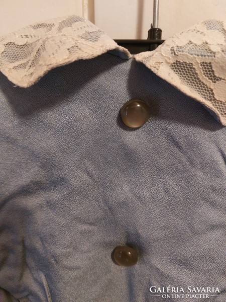 Beautiful usa vintage silk apron dress two pieces 40-42