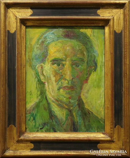 Ferenc Bolmány - self-portrait