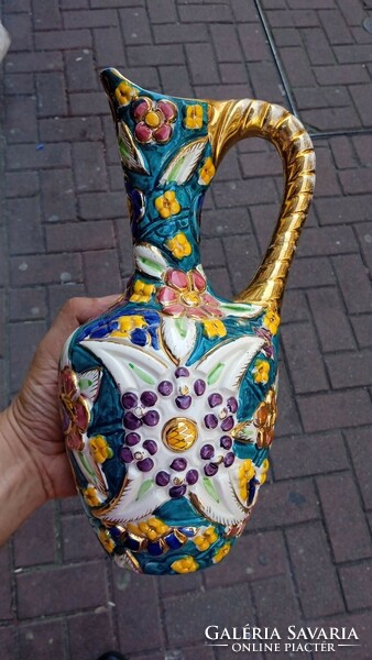 Hubert bequet ceramic spout from the 1930s, height 34 cm
