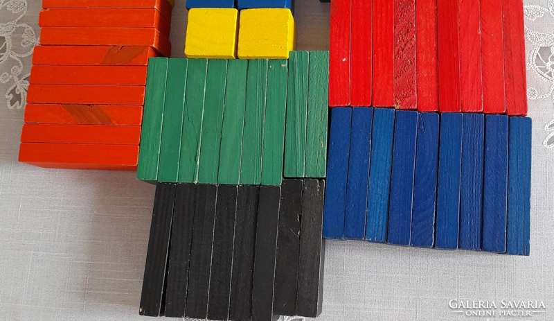 Old wooden building blocks