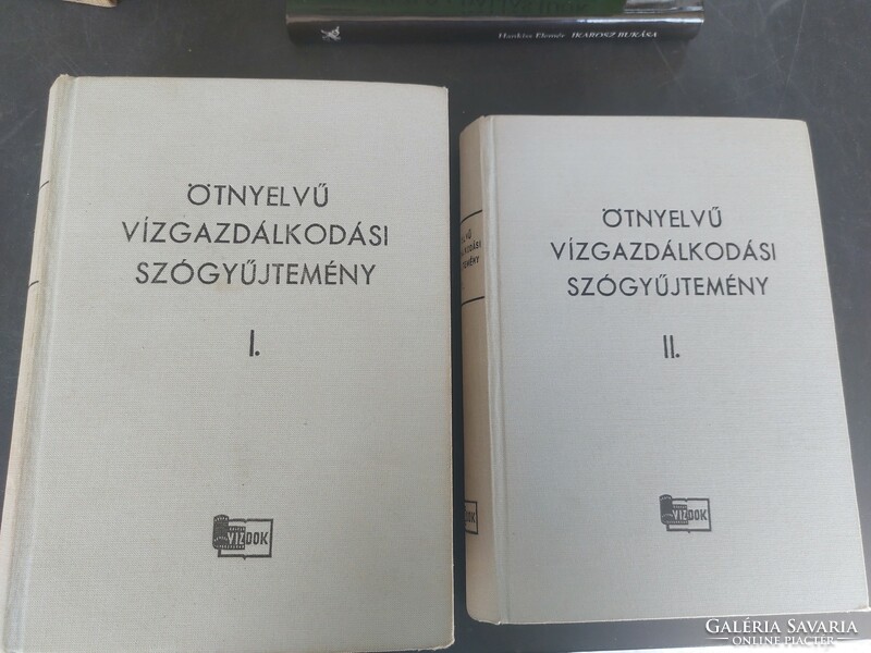 3 old books on water management in one. HUF 2,500
