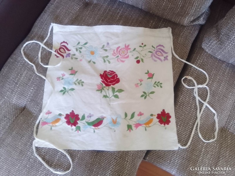 Old embroidered bread bag
