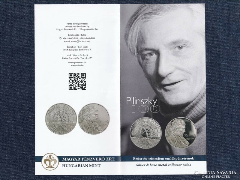 100th anniversary of the birth of János Pilinszky 2021 brochure (id78017)