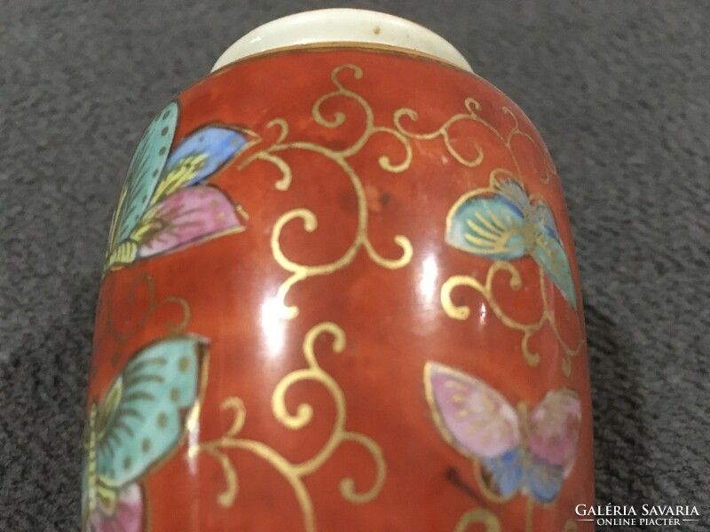 Antique marked oriental mini vase!! 9X5.5 cm !!