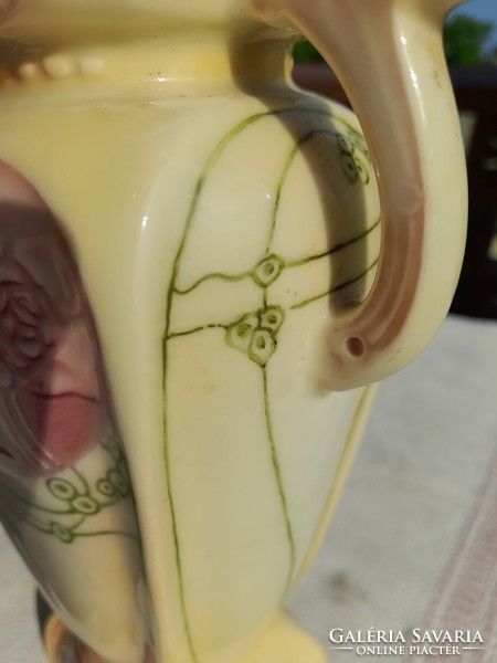 ROYAL DUX SZECESSZIÓS porcelánfajansz váza