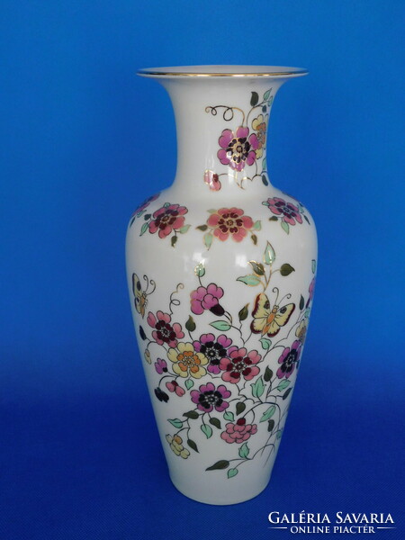 Large butterfly vase by Zsolnay