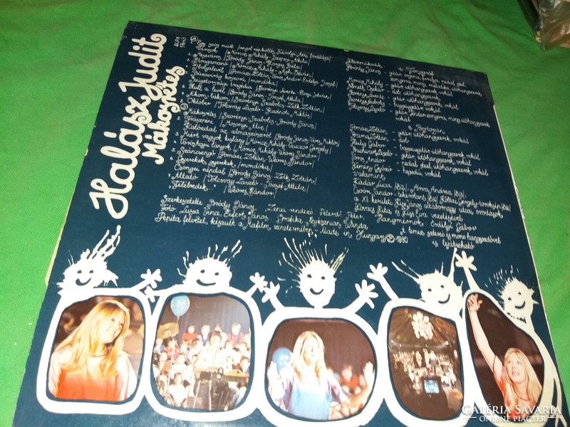 Régi HALÁSZ JUDIT- MÁKOSRÉTES 1980. zene bakelit LP nagylemez szép állapotban a képek szerint