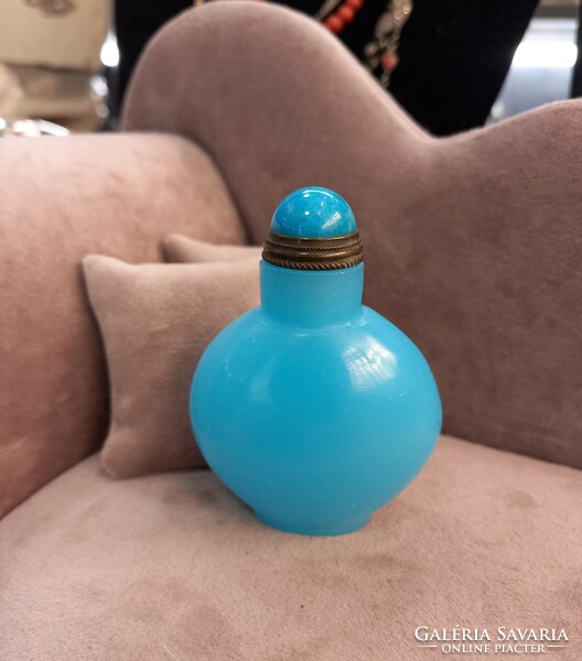 Antik Kínai Parfümös Üveg Kék