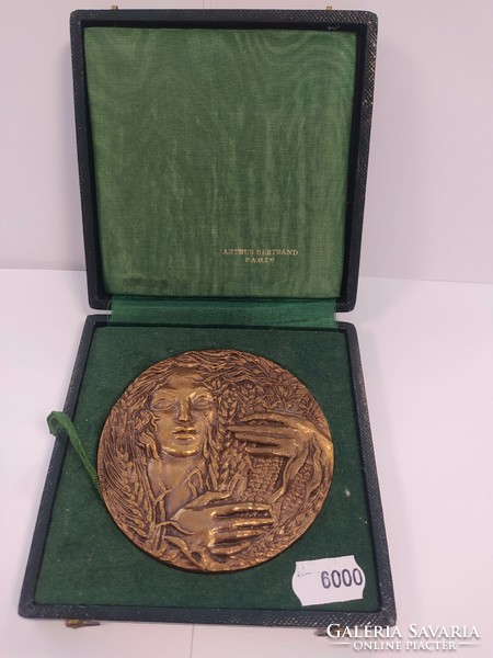 Arthus Bertrand bronze plaque