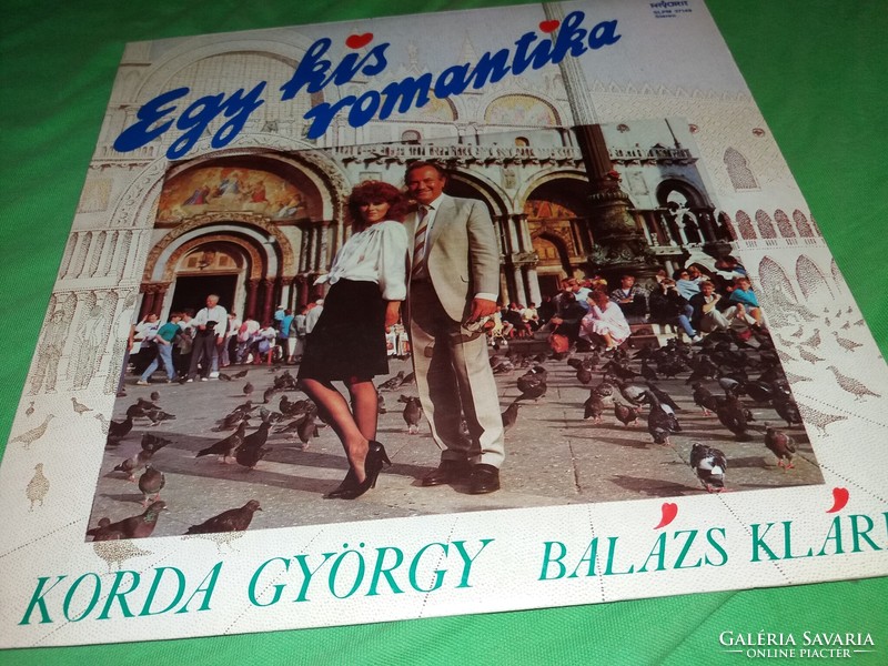 Régi KORDA GYÖRGY - BALÁZS KLÁRI 1988. zene bakelit LP nagylemez szép állapotban a képek szerint