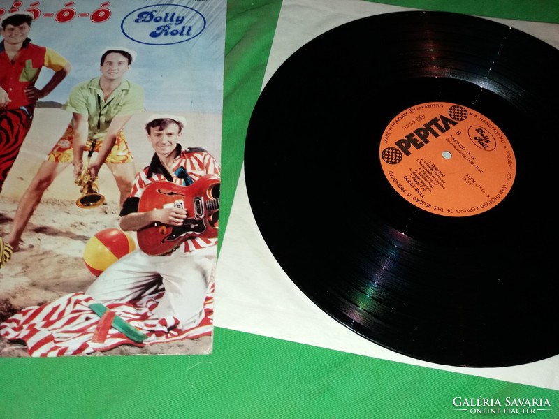 Régi DOLLY ROLL 1983. VAKÁCIÓ-Ó-Ó zene bakelit LP nagylemez szép állapotban a képek szerin