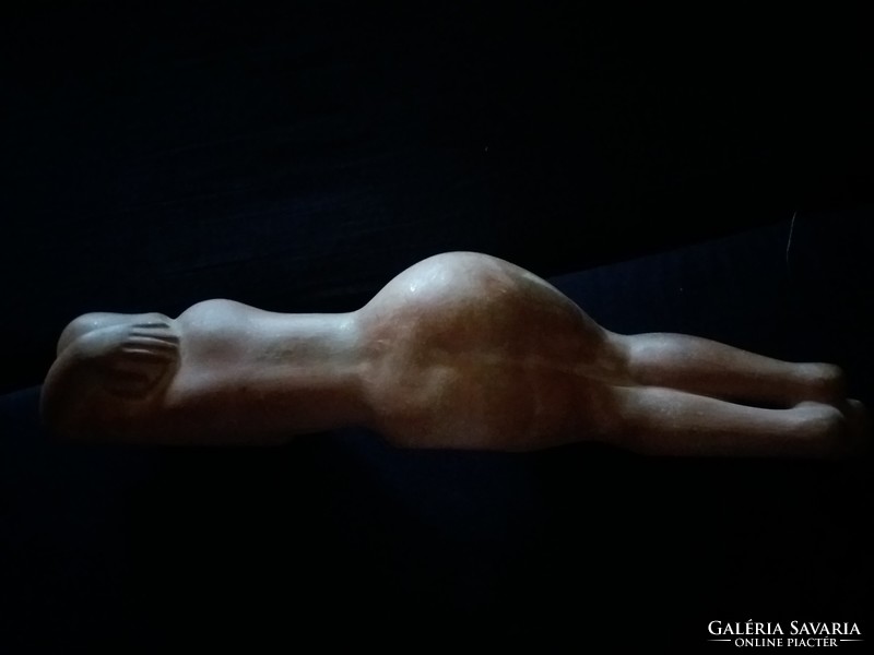 Terracotta female nude: Mihály Pál Jr