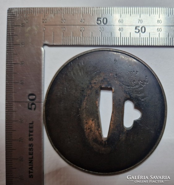 #5 Tsuba - Japanese hand guard (edo period)