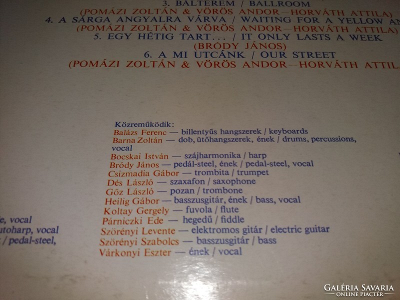 Régi BOJTORJÁN COUNTRY folkrock zene bakelit LP nagylemez szép állapotban a képek szerint