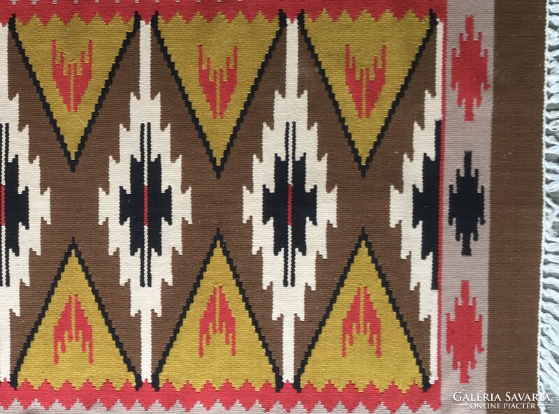 ÚJSZERŰ HIBÁTLAN , TISZTA KILIM SZŐNYEG!      145X 70 cm.