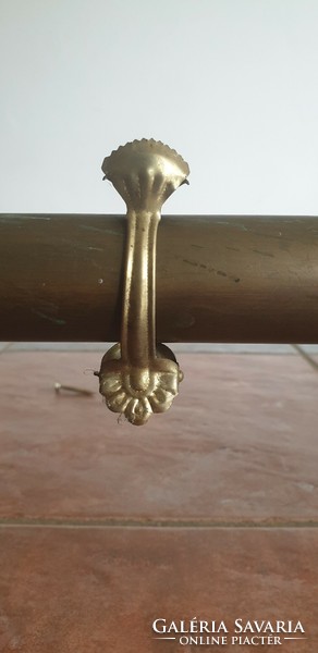 Elegant, antique brass cornice