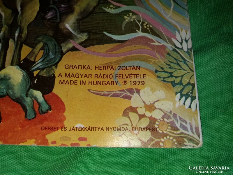 Old fairy tale sound disc Besenye Ferenc - Ilona Béres vinyl LP LP in good condition according to the pictures