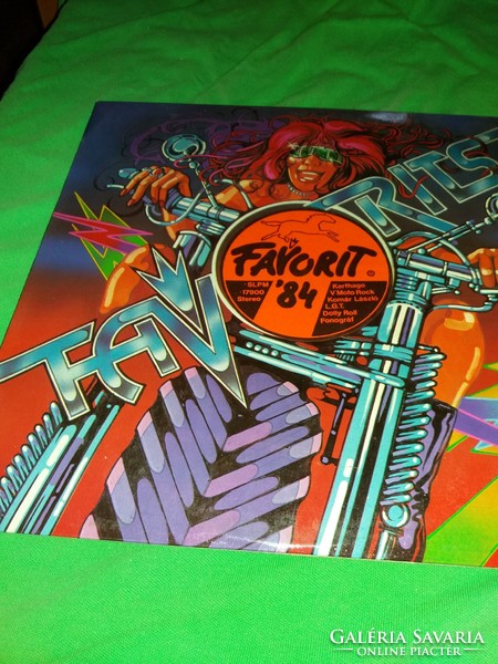 Régi FAVORIT MAGYAR SIKERDALOK 1984. zene bakelit LP nagylemez szép állapotban a képek szerint