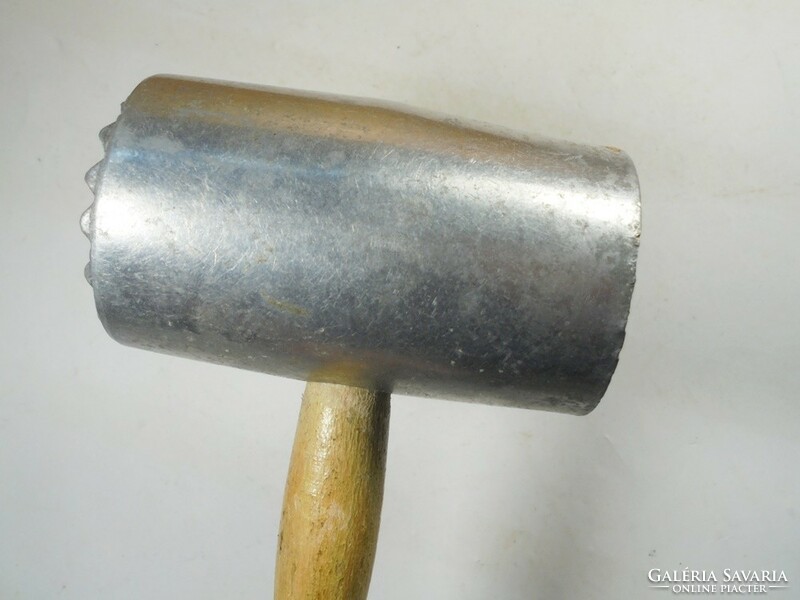 Retro alu aluminum meat grinder meat grinder kitchen tool with wooden handle