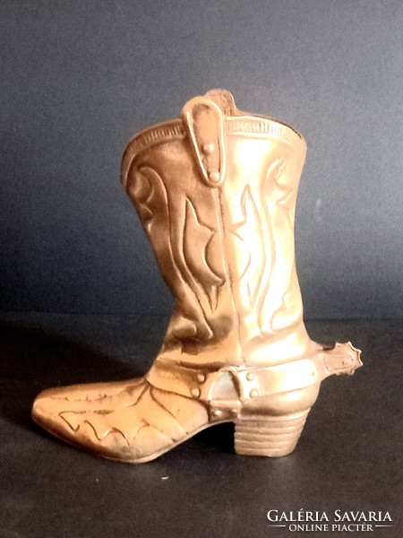 Copper western boot frame art deco handmade negotiable