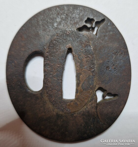 #8 Tsuba - Japanese hand guard (edo period)