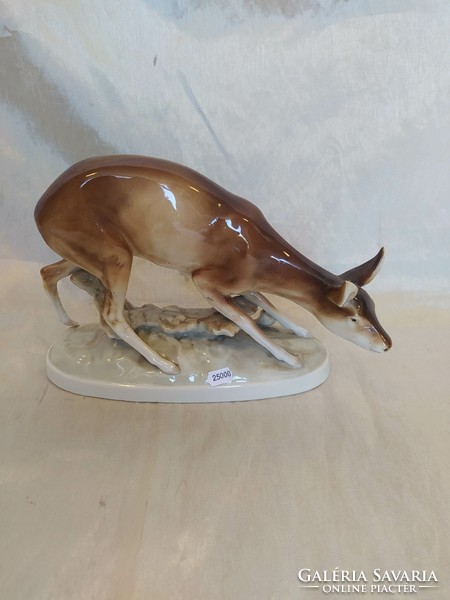 Royal dux porcelain deer large size