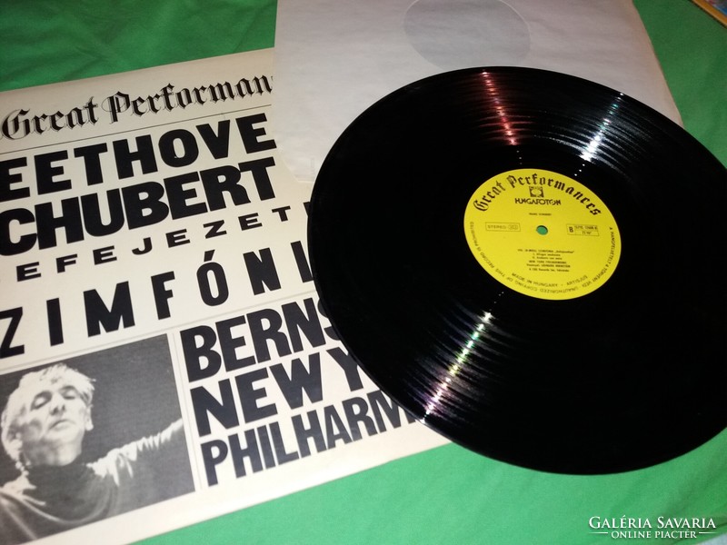 Old beethoven-schubert-bernstein classical music vinyl LP LP in good condition according to the pictures