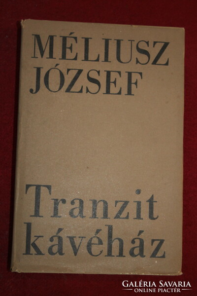 Méliusz József: Tranzit kávéház (Kriterion Könyvkiadó, 1982) -