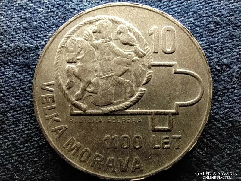 Csehszlovákia Nagy-Morvaország .500 ezüst 10 Korona 1966 (id77711)