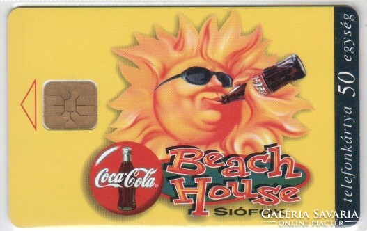 Hungarian telephone card 1046 1997 coca-cola sunbeam ii ods 3 101,000 pcs.