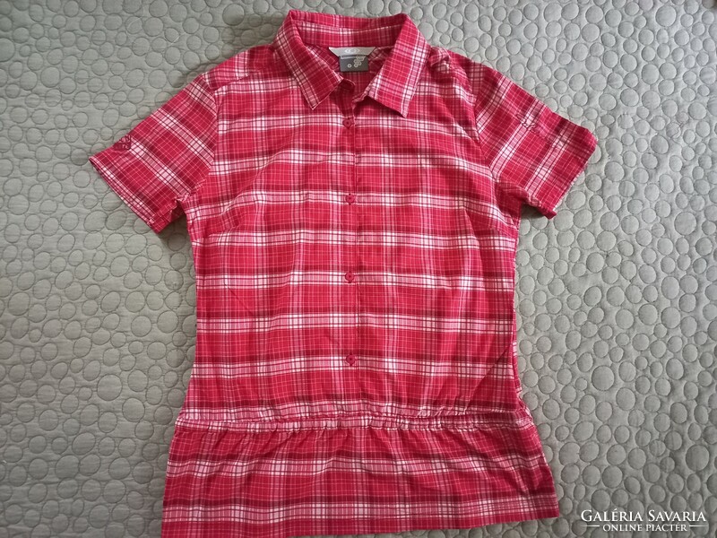 Salomon women's checkered blouse