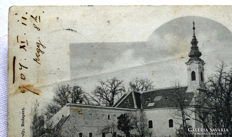 Vácz - Hét kápolna  képeslap 1904  törött lap!