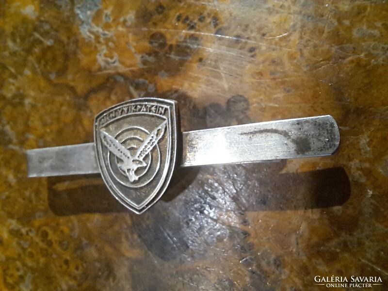 Greek Air Force silver tie clip