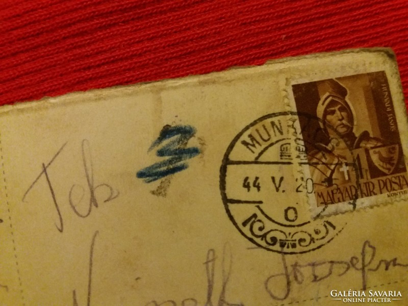 Antik 1944.MUNKÁCS - HÍD BARASITS FOTÓ képeslap szépia szép állapotban képek szerint