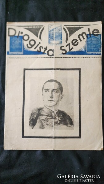 1942 Druggist's review death news and picture of deputy governor István Horthy of Nagybánya