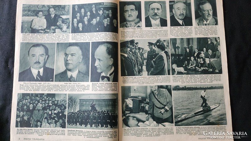 Tolna world newspaper 1940 social life art history entertainment theater szeleczky zita