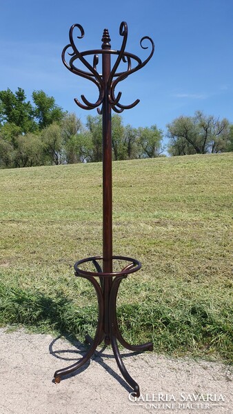 Classic brown, antique, thonet coat hanger. 2-Es.