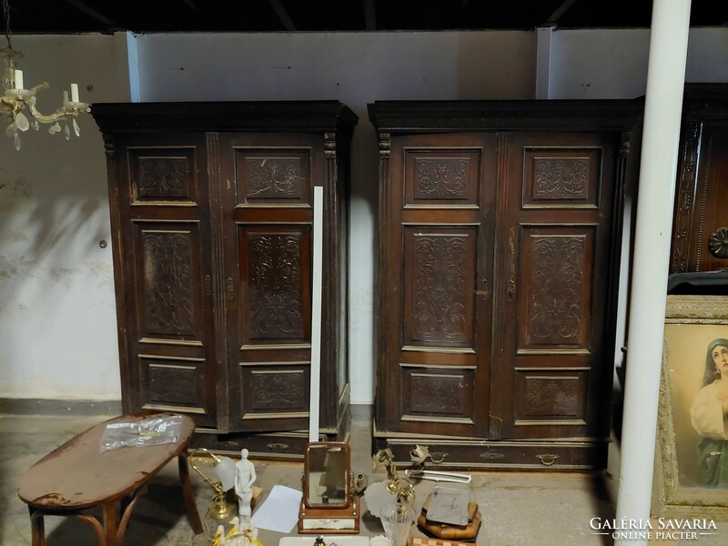 Antique pewter cabinets 4 pcs