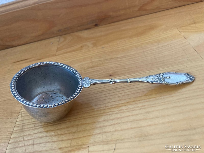 Tea strainer silver plated