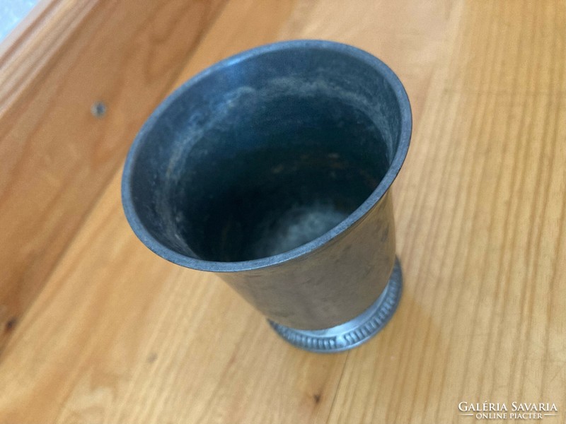 Pewter baptism cup