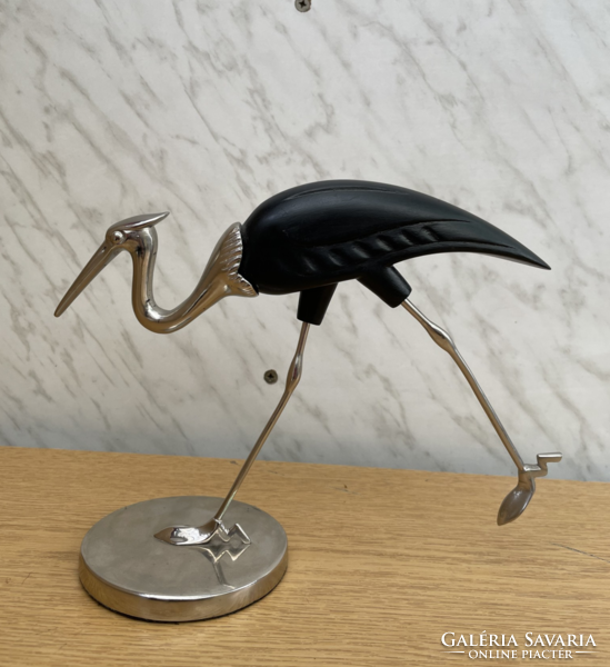 Debrecen lamp factory - art deco stork