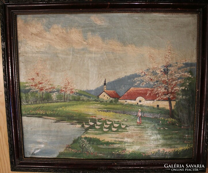 Hungarian painter: spring