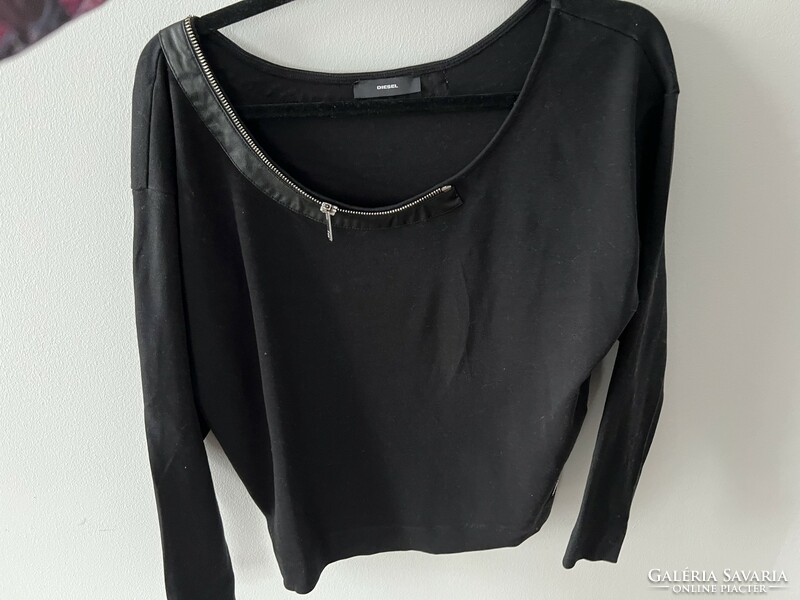 Diesel black cotton top