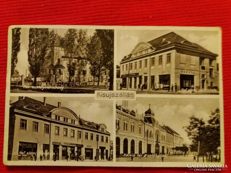 Antik 1937.KISÚJSZÁLLÁS - PAPI LUKÁCS TRAFIK KIADÁS képeslap FF. szép állapotban a képek szerint
